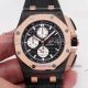 Perfect Replica Audemars Piguet Royal Oak Offshore Rose Gold Case Black Face Chronograph 44mm Watch  (7)_th.jpg